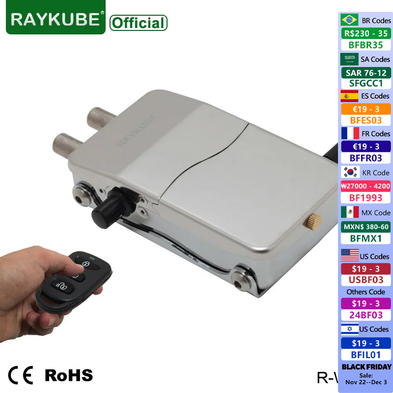 RAYKUBE Electronic Door Lock K – R/Diy Electronics recenzja i cena