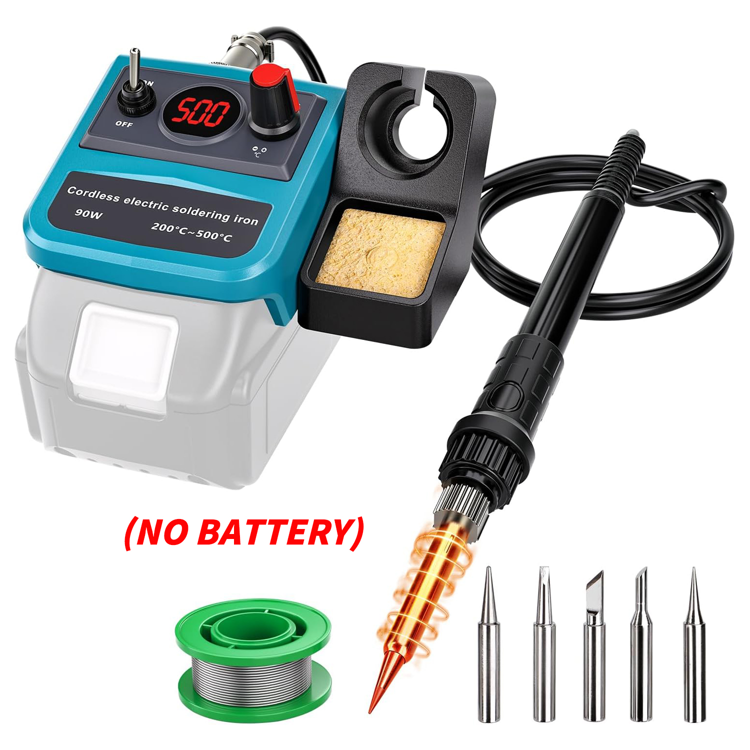 90W LED Digital Cordless Solde – Diy Electronics Tool Kit recenzja i cena