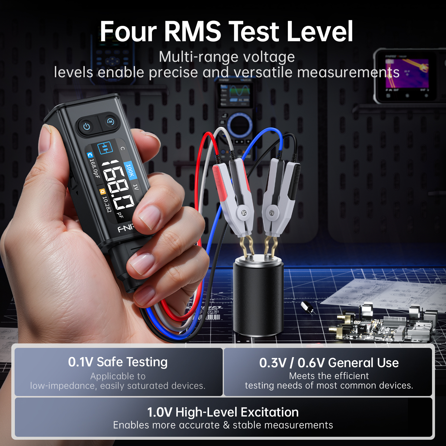 FNIRSI LCR-ST2 Digital LCR Met – R/Diy Electronics recenzja i cena