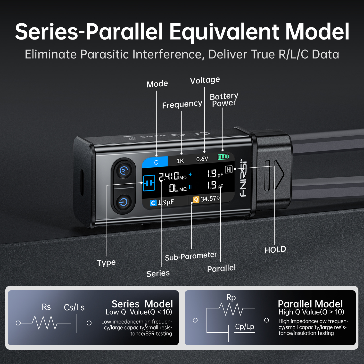 FNIRSI LCR-ST2 Digital LCR Met – R/Diy Electronics recenzja i cena