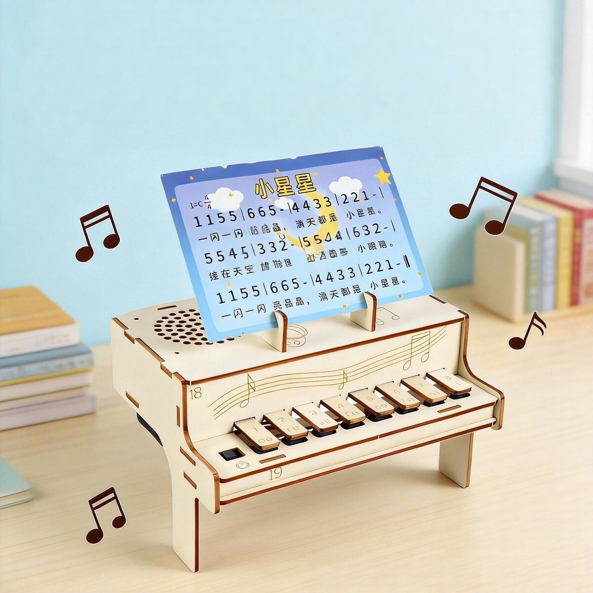 DIY Wooden Electronic Piano Mo – Diy Electronics Learning Kit recenzja i cena