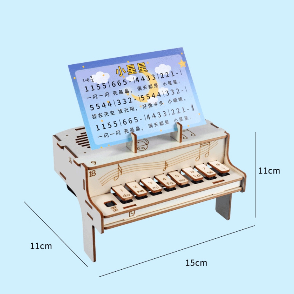 DIY Wooden Electronic Piano Mo – Diy Electronics Learning Kit recenzja i cena