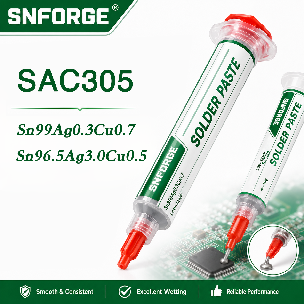 SAC305 Solder Paste Welding Ti – Diy Electronics Flux recenzja i cena