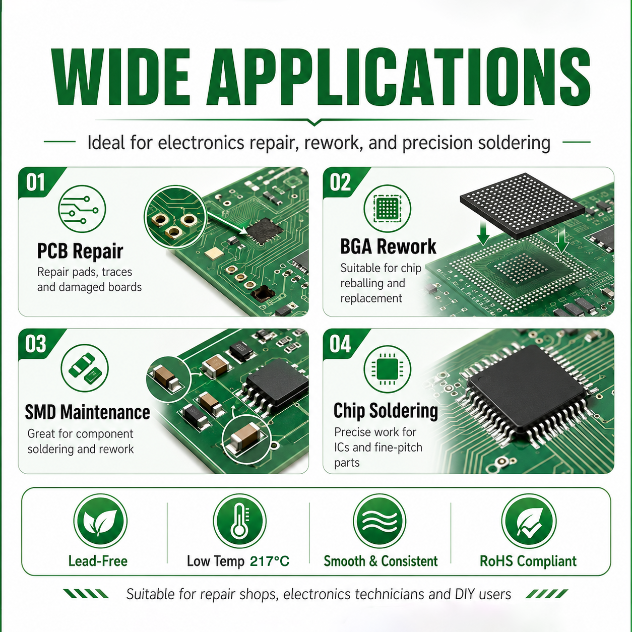 SAC305 Solder Paste Welding Ti – Diy Electronics Flux recenzja i cena