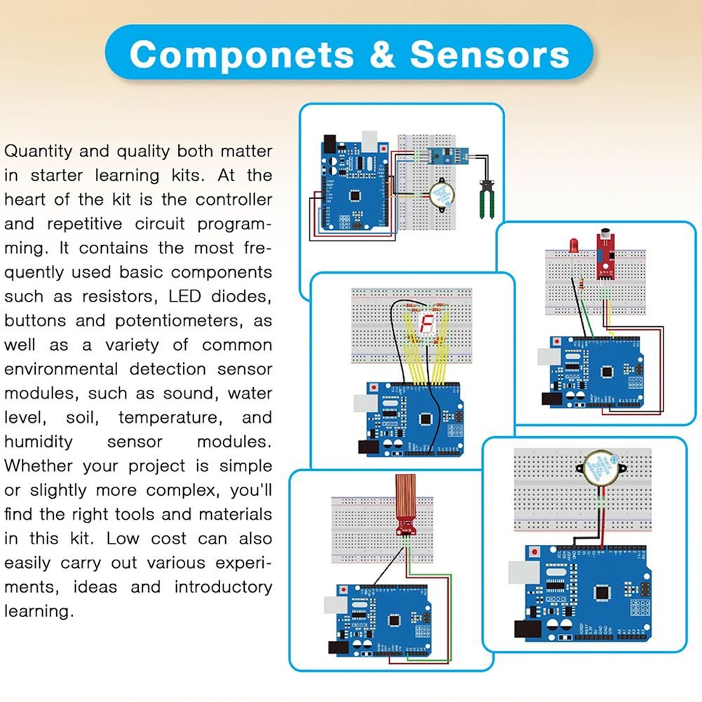 Electronic DIY Kit with Breadb – Diy Electronics Basics recenzja i cena