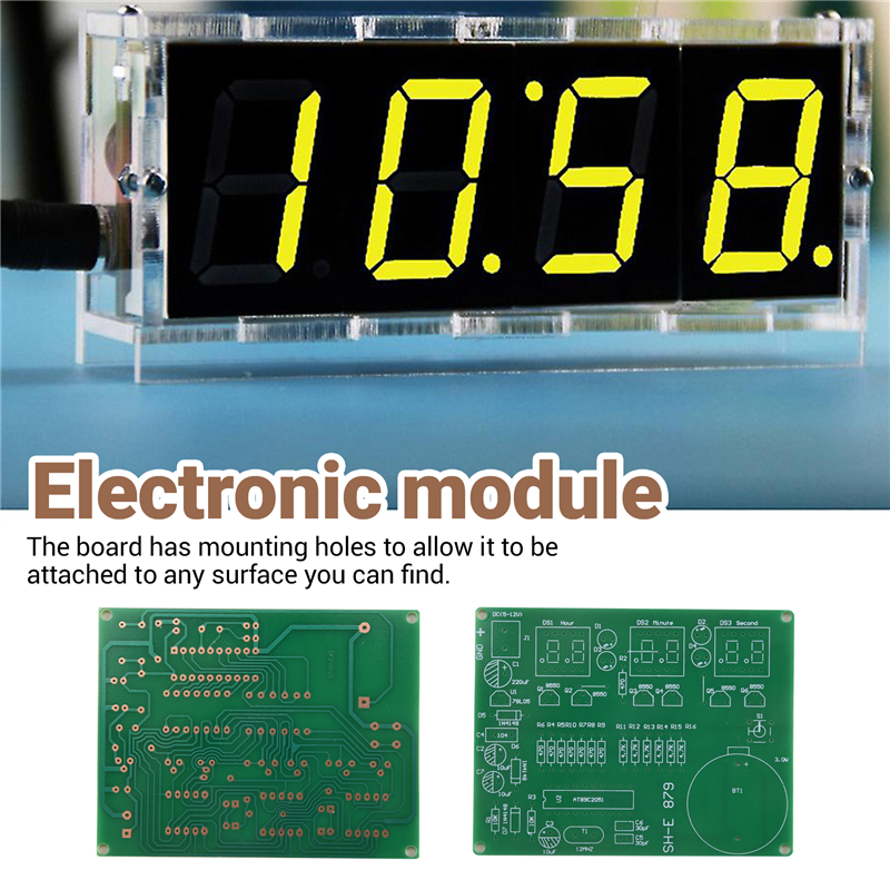 AT89C2051 6 Digital LED Displa – Diy Electronics Flux recenzja i cena