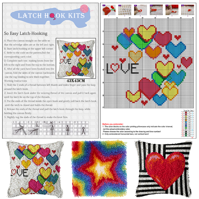geometry Large latch hook rug  – Diy Home Electronics recenzja i cena