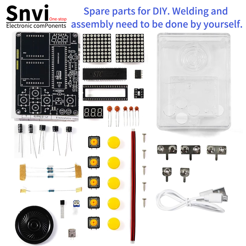 Snvi DIY Pixel Game Console Ki – Diy Electronics Learning Kit recenzja i cena