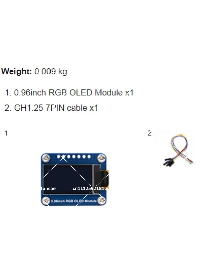 0.96inch RGB OLED Display Modu – Oled Display Module recenzja i cena
